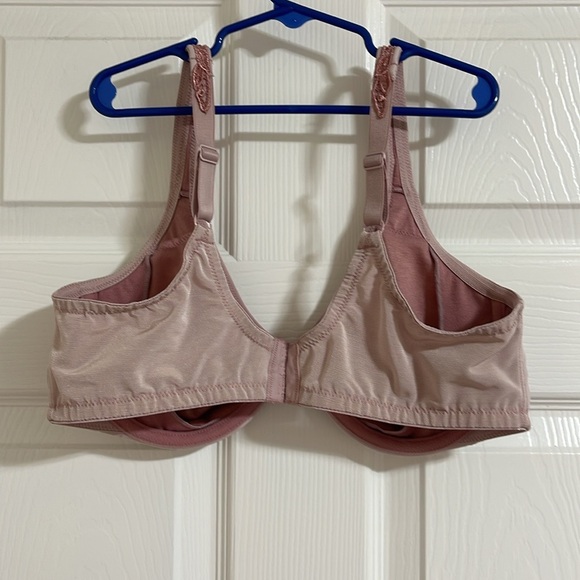 Barely Breezies size 38C mauve colored bra - Picture 2 of 4